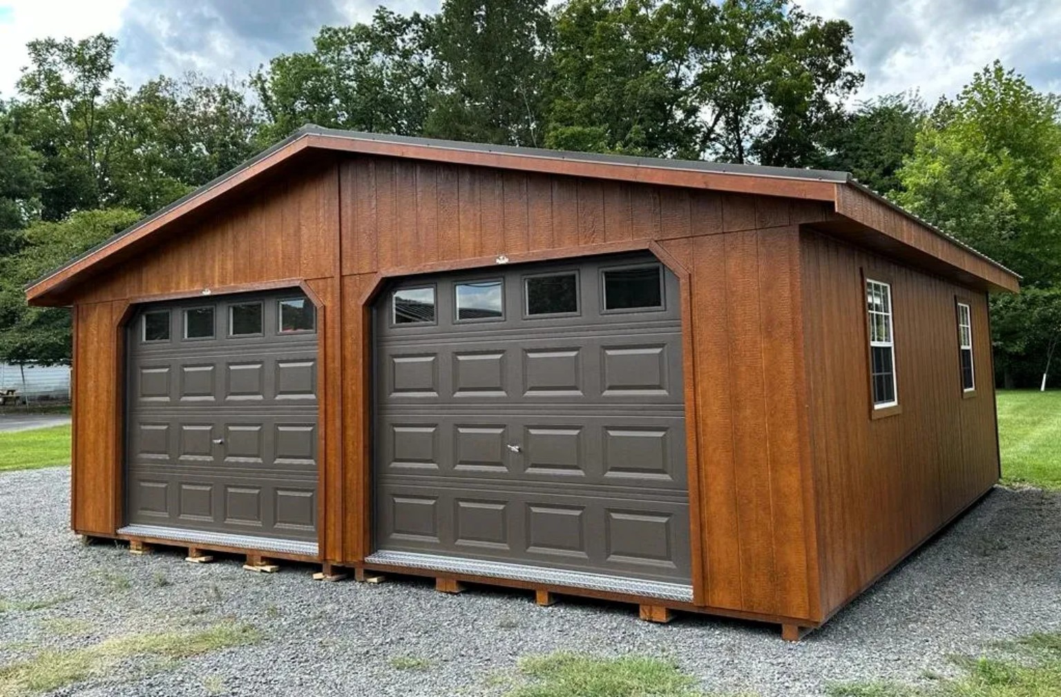 Double garage