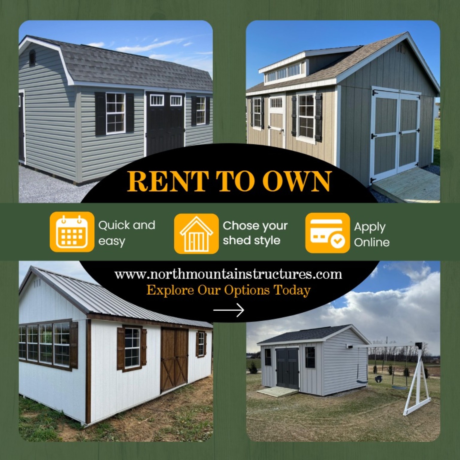 Rent to own structure options